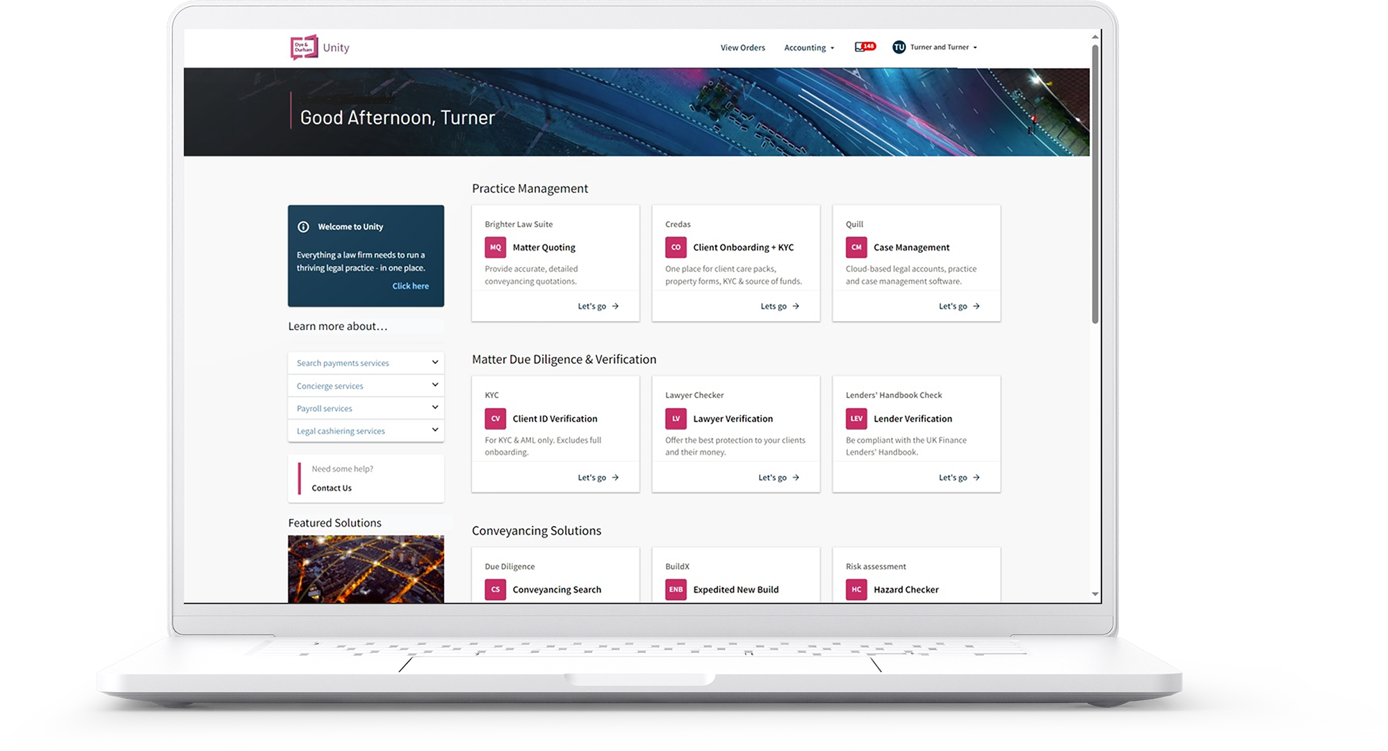 Dye & Durham UK Unity Global Platform
